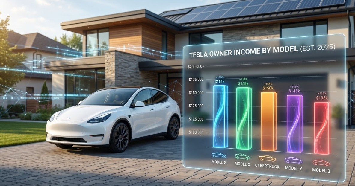 What is the Average Income of a Tesla Owner?