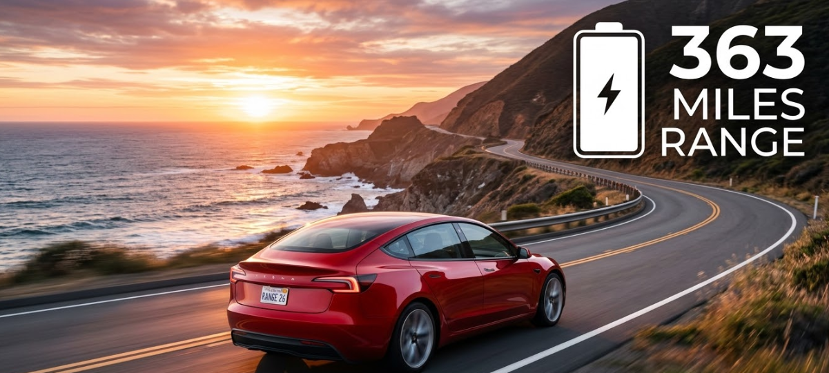 What is the Range of the Tesla Model 3 in 2026?